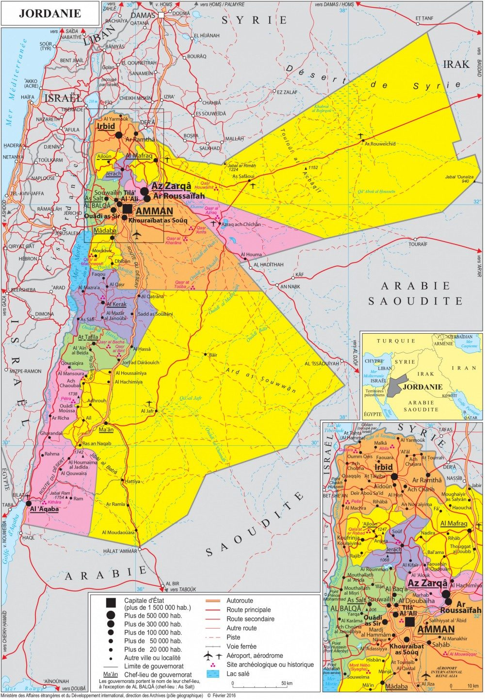[Update] ​​​​​​​Bản đồ đất nước Jordan (Jordan Map) phóng to năm 2022 19