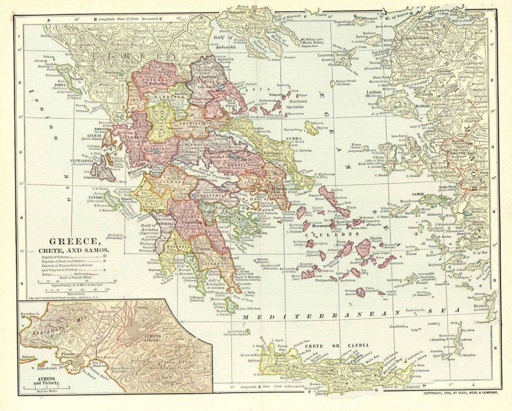 [Update] Bản đồ nước Hy Lạp (GREECE) khổ lớn phóng to năm 2022 32