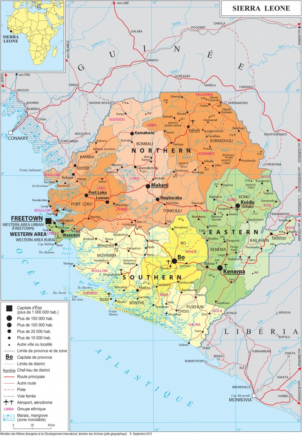 [Update] Bản đồ hành chính đất nước Sierra Leone (Sierra Leone Map) phóng to năm 2022 15