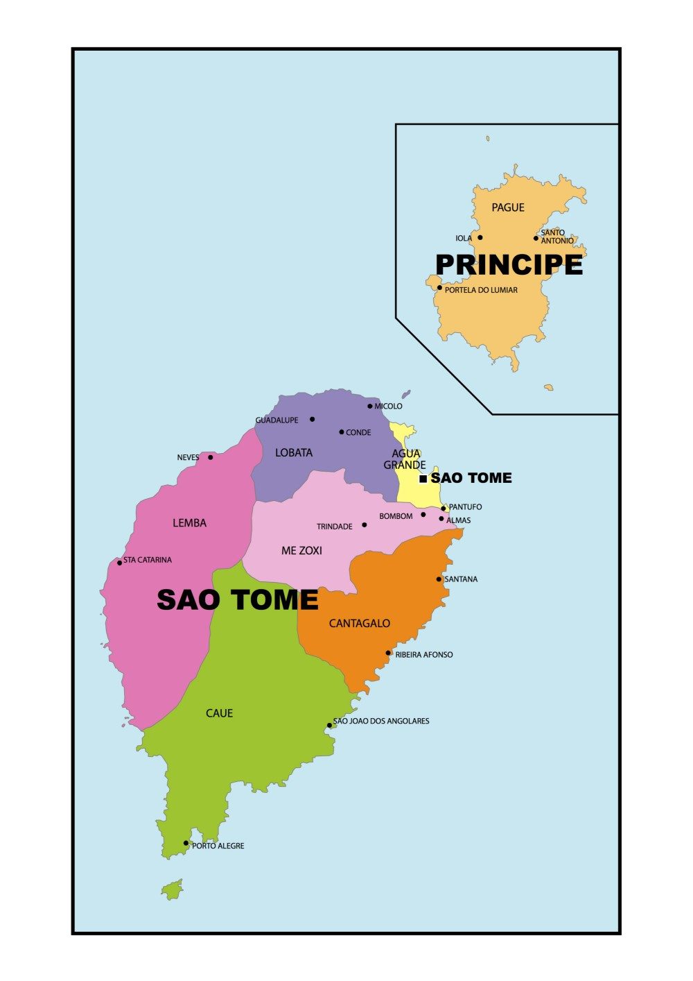 [Update] Bản đồ nước São Tomé và Príncipe (Sao Tome and Principe Map) năm 2022 13