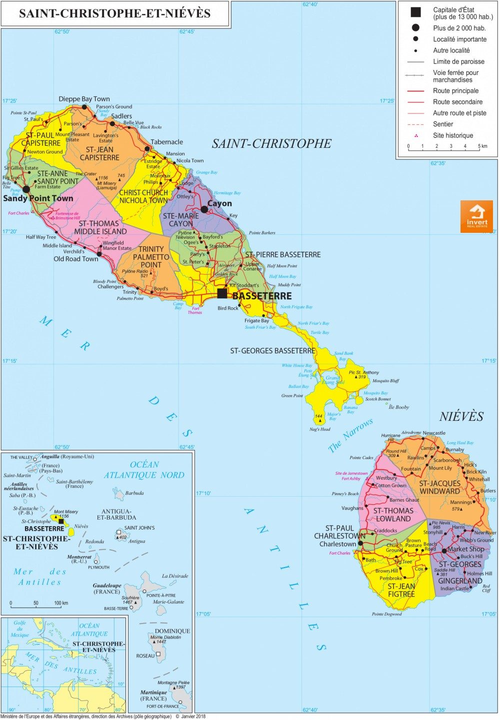 [Update] Bản đồ đất nước Saint Kitts và Nevis (Saint Kitts and Nevis Map) năm 2022 15