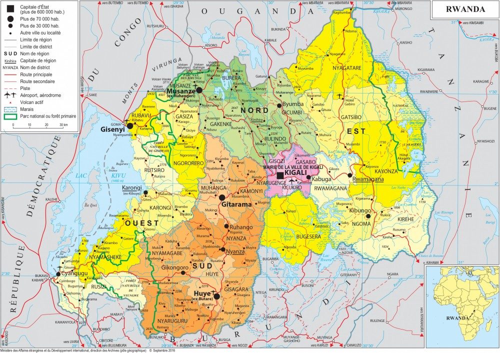 [Update] Bản đồ đất nước Cộng hòa Rwanda (Rwanda Map) phóng to năm 2022 17