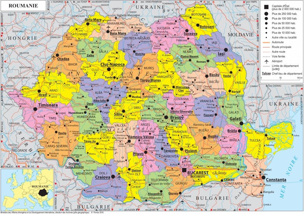 [Update] Bản đồ đất nước Cộng hòa Romania (Romania Map) phóng to năm 2022 22