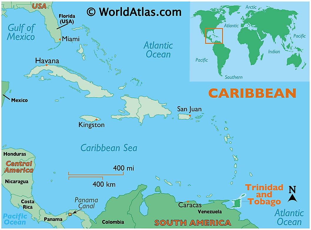 [Update] Bản đồ đất nước Trinidad và Tobago (Trinidad and Tobago Map) năm 2022 13