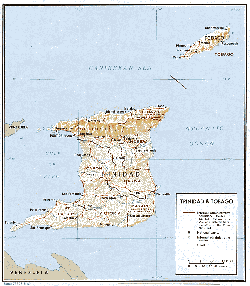 [Update] Bản đồ đất nước Trinidad và Tobago (Trinidad and Tobago Map) năm 2022 16