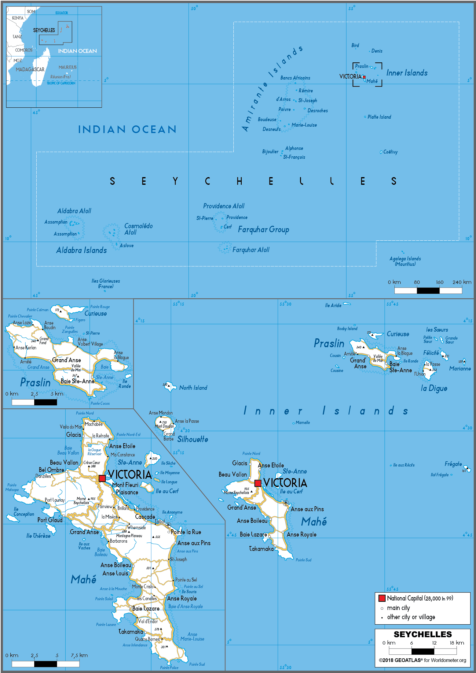 [Update] Bản đồ hành chính đất nước Seychelles (Seychelles Map) phóng to năm 2022 20