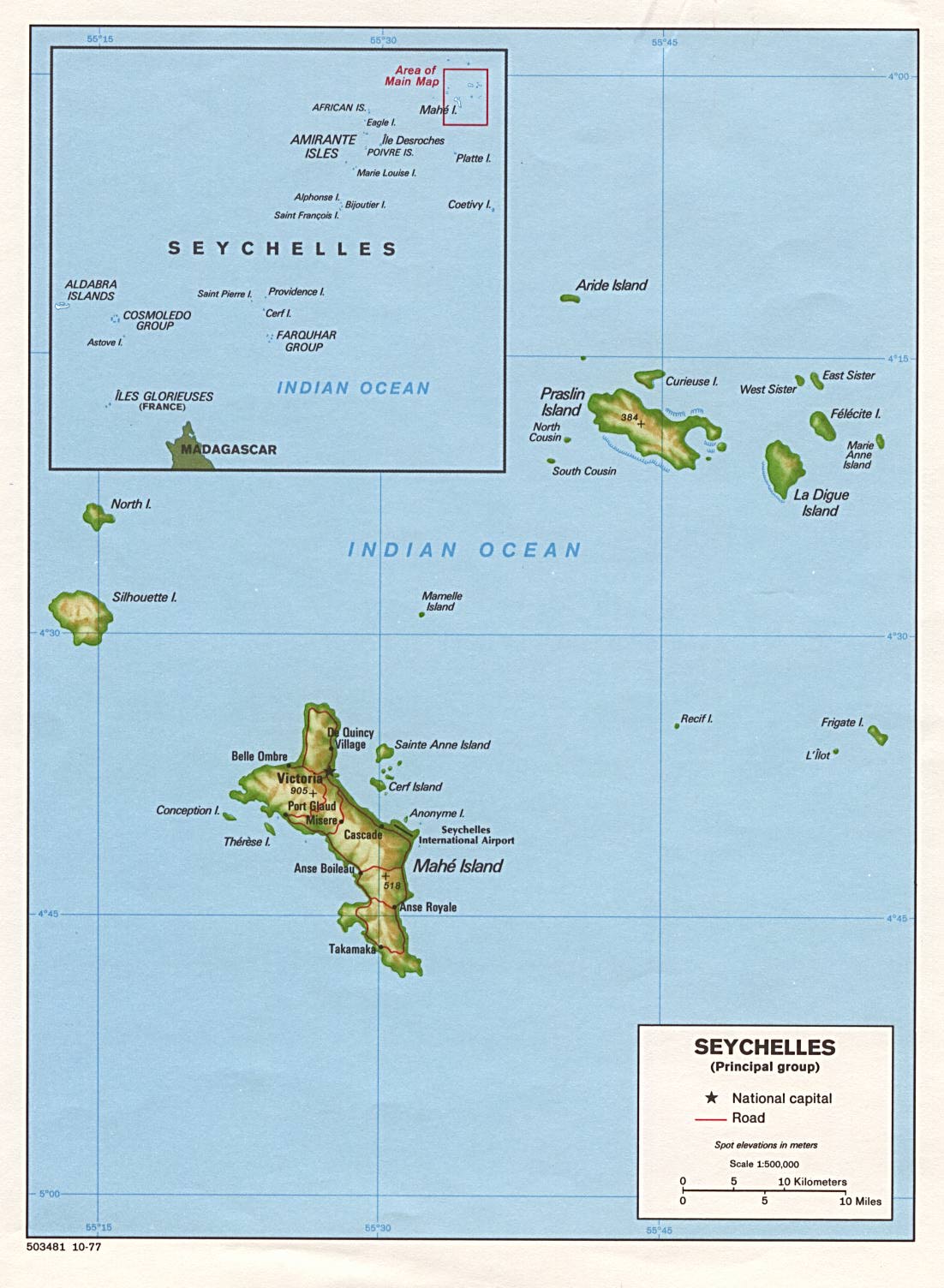 [Update] Bản đồ hành chính đất nước Seychelles (Seychelles Map) phóng to năm 2022 23
