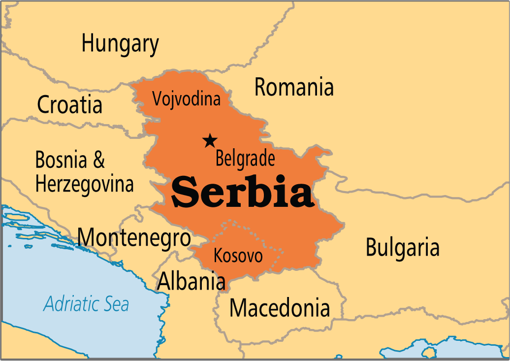 [Update] Bản đồ đất nước Serbia (Serbia Map) phóng to năm 2022 18