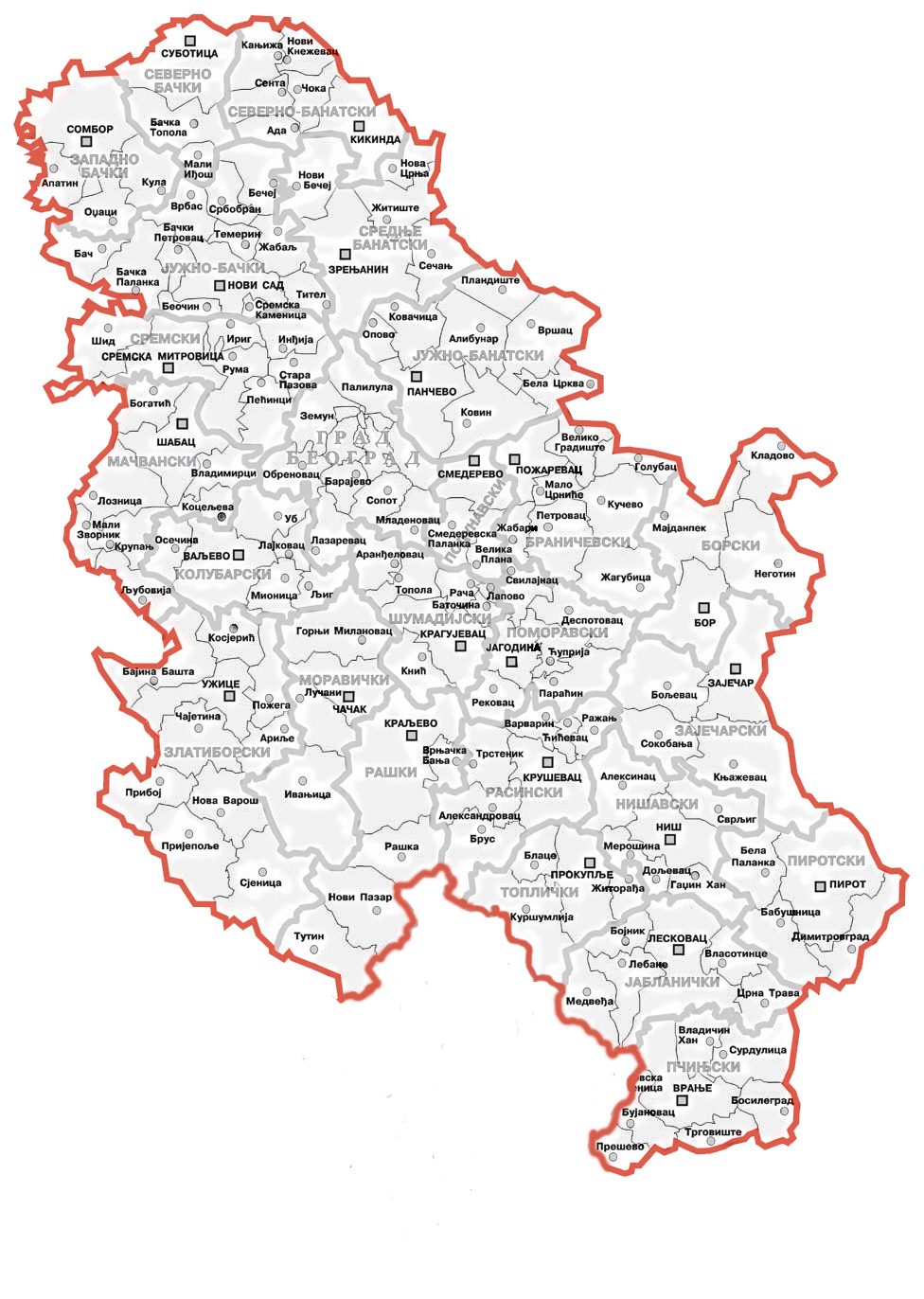 [Update] Bản đồ đất nước Serbia (Serbia Map) phóng to năm 2022 27