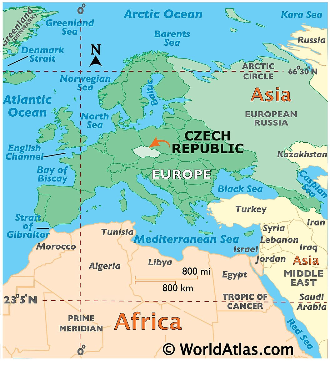 [Update] Bản đồ đất nước Séc (Czech Map) phóng to năm 2022 13