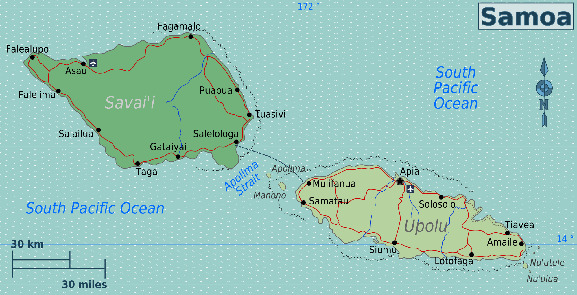 [Update] Bản đồ đất nước Samoa (Samoa Map) phóng to năm 2022 19