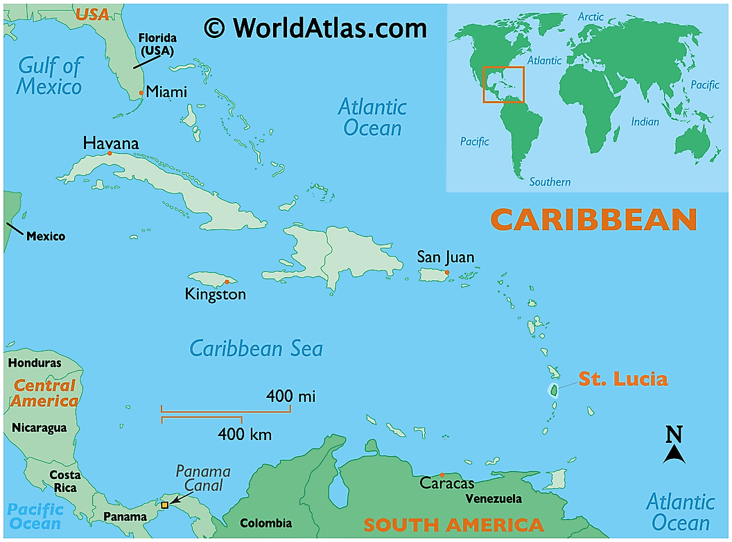 [Update] Bản đồ đất nước Saint Lucia (Saint Lucia Map) phóng to năm 2022 17