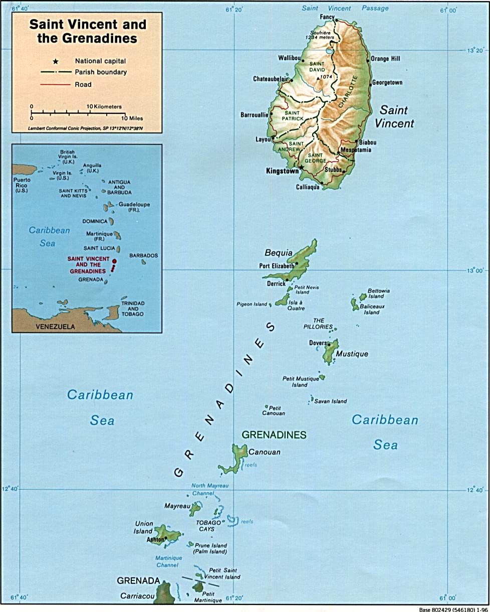 [Update] Bản đồ đất nước Saint Lucia (Saint Lucia Map) phóng to năm 2022 23