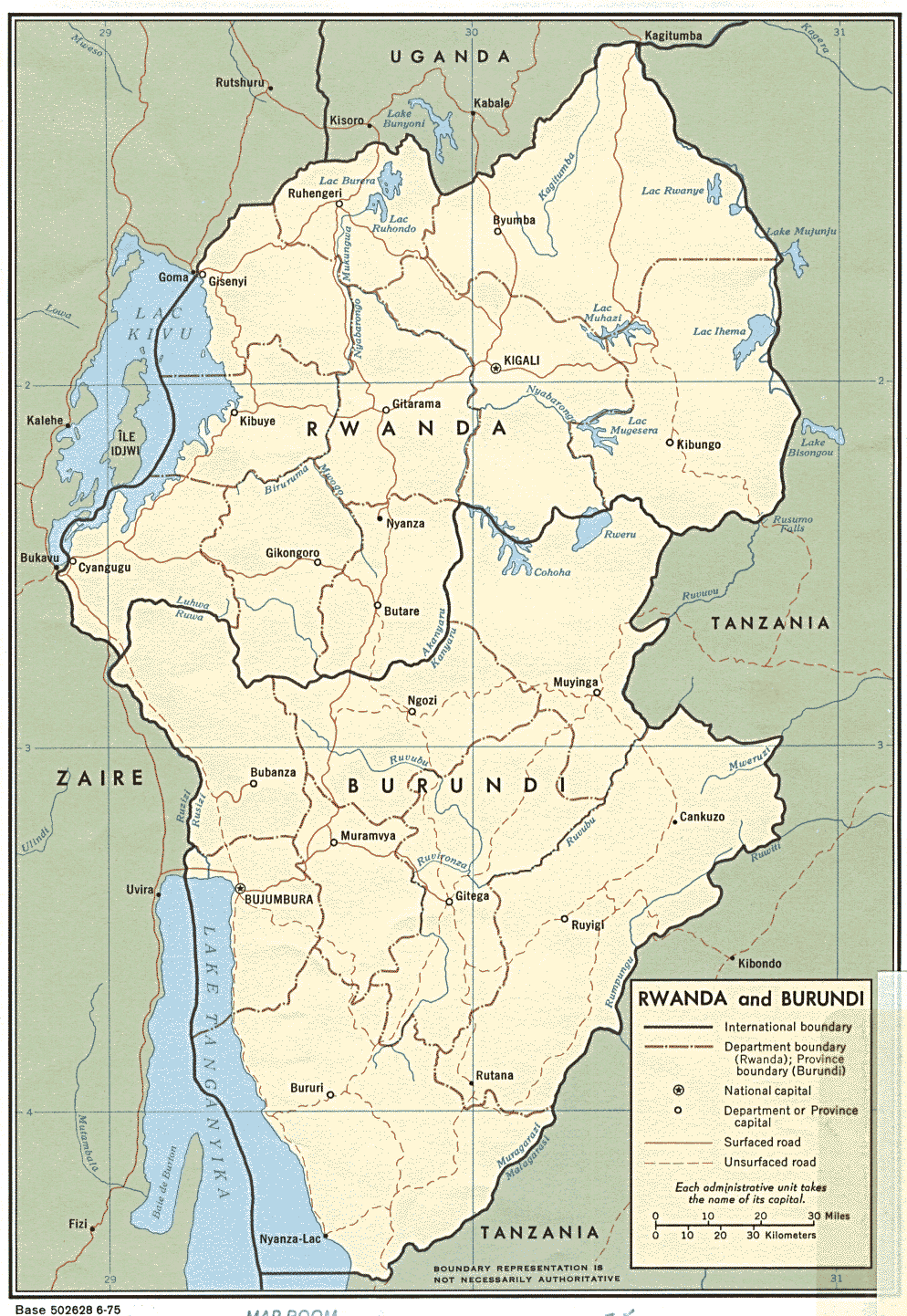 [Update] Bản đồ đất nước Cộng hòa Rwanda (Rwanda Map) phóng to năm 2022 18