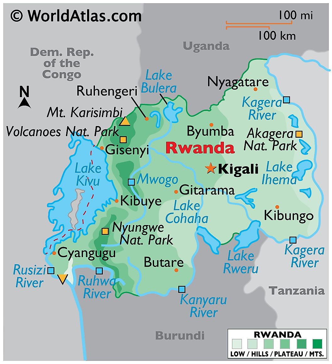 [Update] Bản đồ đất nước Cộng hòa Rwanda (Rwanda Map) phóng to năm 2022 14