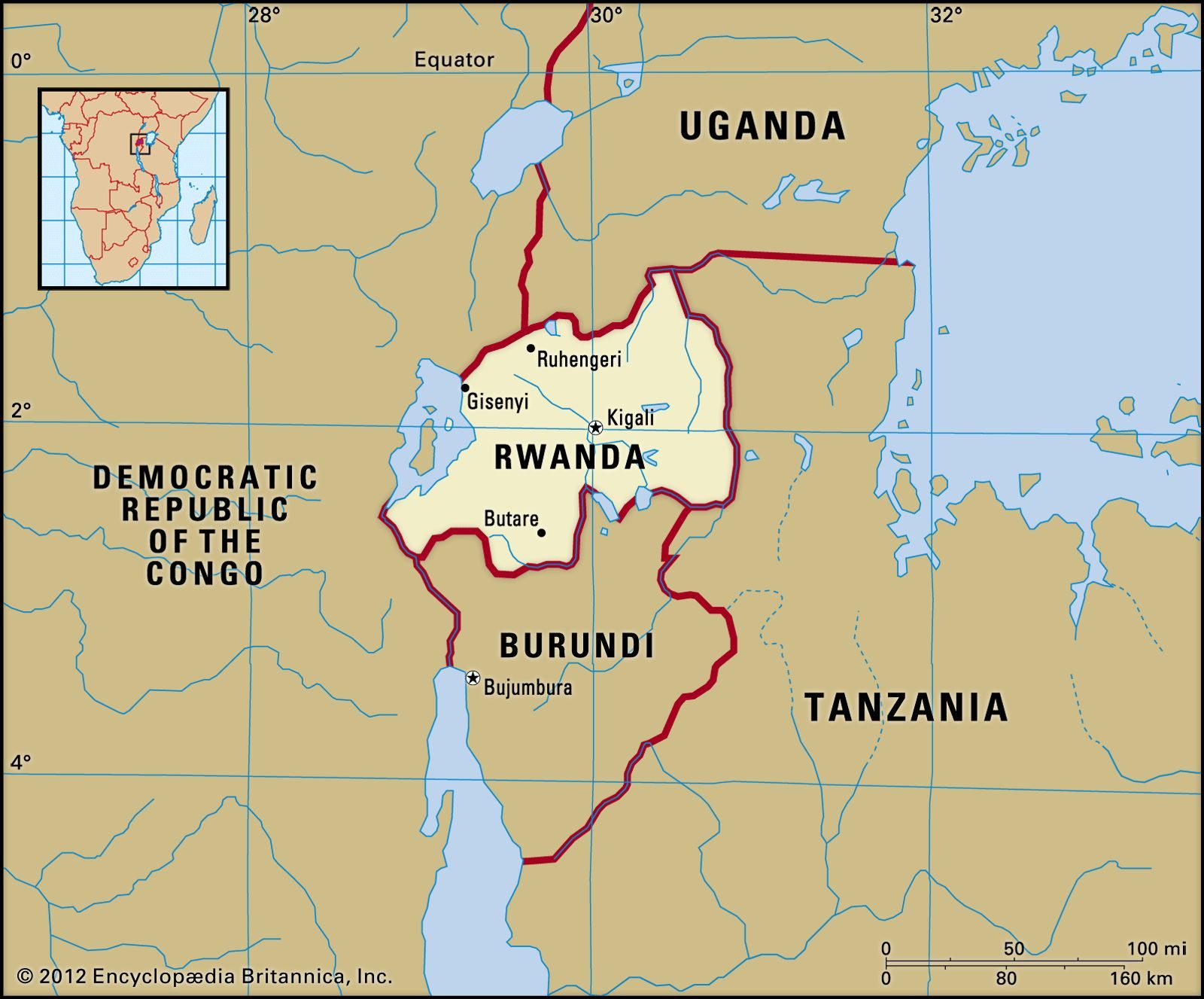 [Update] Bản đồ đất nước Cộng hòa Rwanda (Rwanda Map) phóng to năm 2022 16