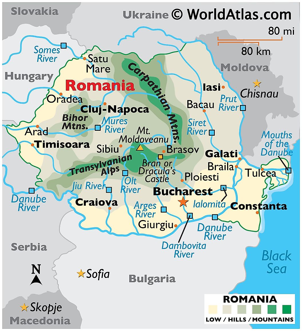 [Update] Bản đồ đất nước Cộng hòa Romania (Romania Map) phóng to năm 2022 18