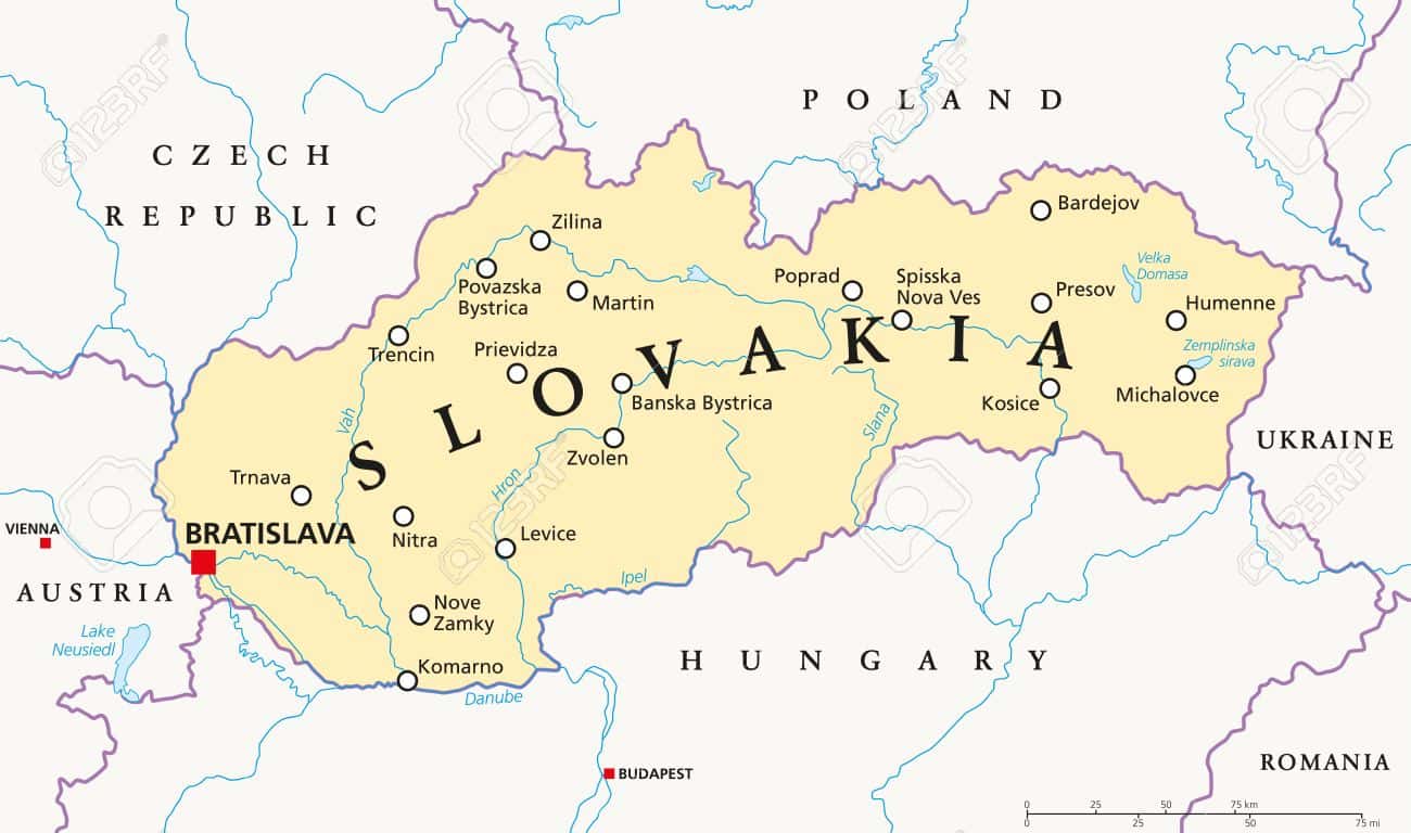 [Update] Bản đồ hành chính đất nước Slovakia (Slovakia Map) phóng to năm 2022 19
