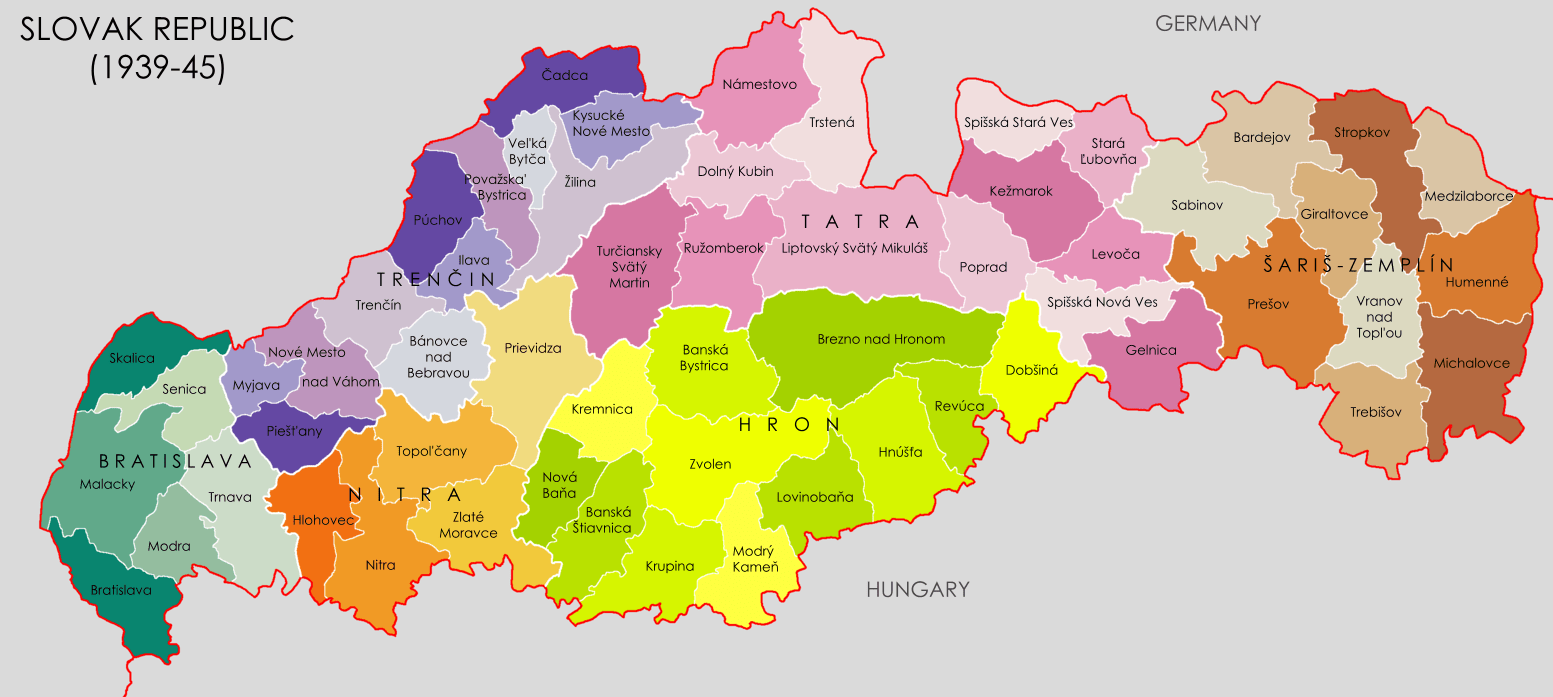 [Update] Bản đồ hành chính đất nước Slovakia (Slovakia Map) phóng to năm 2022 25