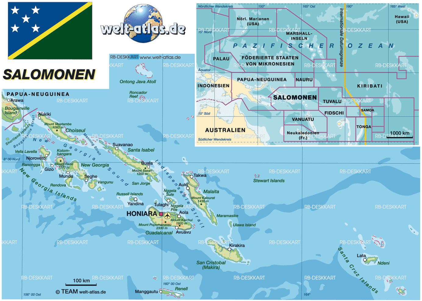 [Update] Bản đồ Quần đảo Solomon (Solomon Map) phóng to năm 2022 19