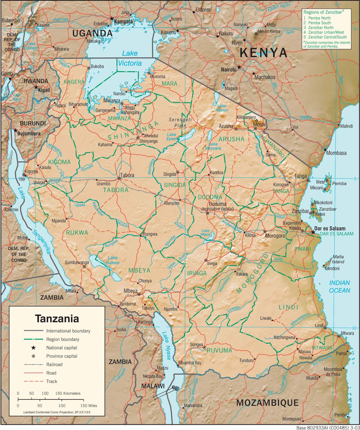 [Update] Bản đồ hành chính đất nước Tanzania (Tanzania Map) phóng to năm 2022 19