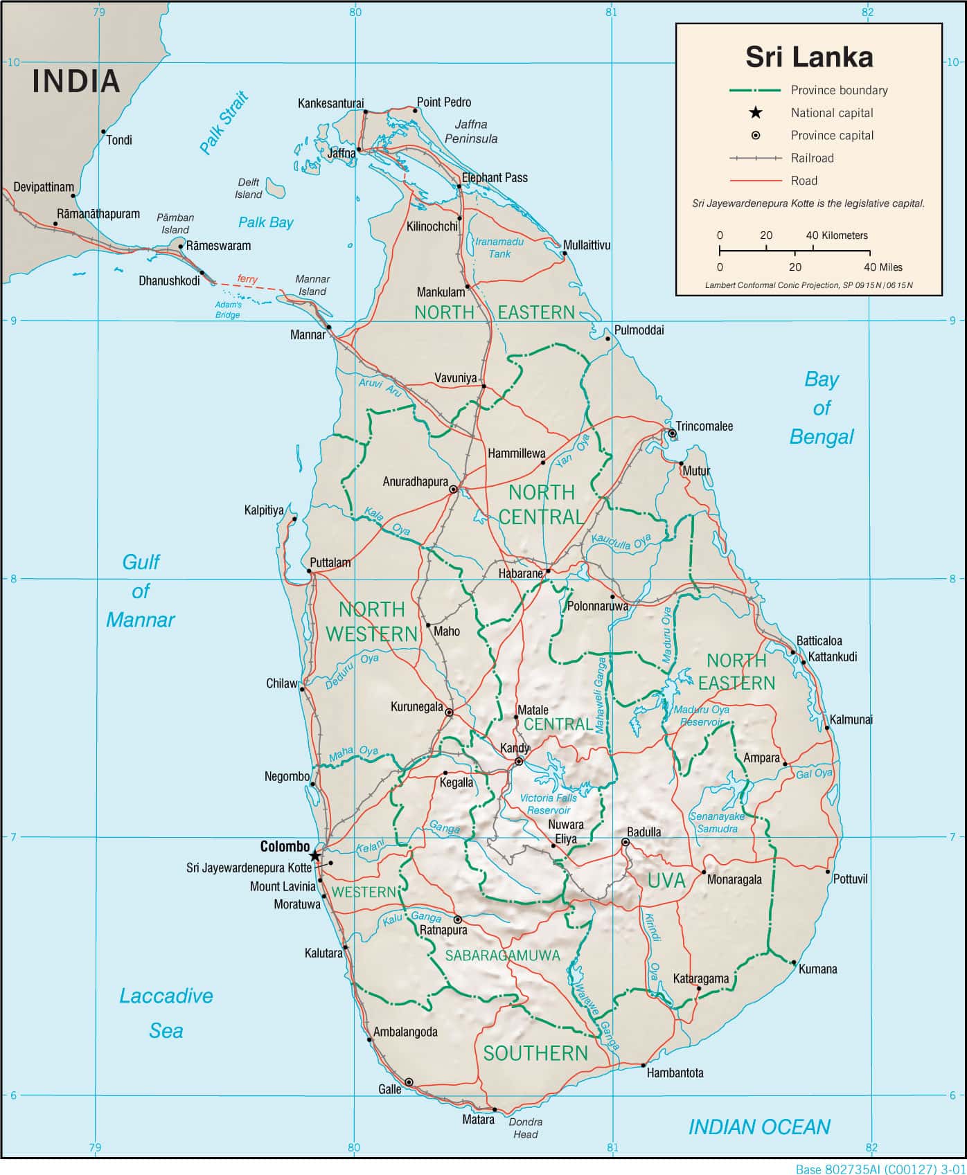 [Update] Bản đồ hành chính đất nước Sri Lanka (Sri Lanka Map) phóng to năm 2022 16
