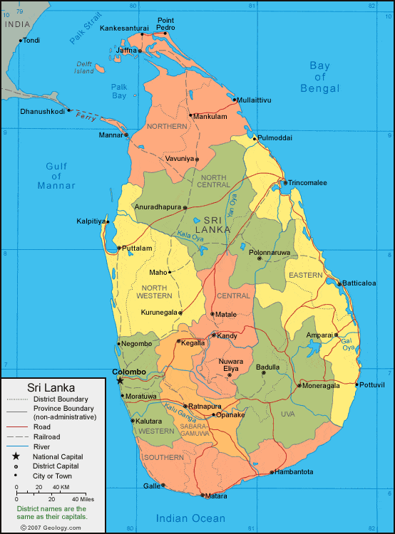 [Update] Bản đồ hành chính đất nước Sri Lanka (Sri Lanka Map) phóng to năm 2022 17