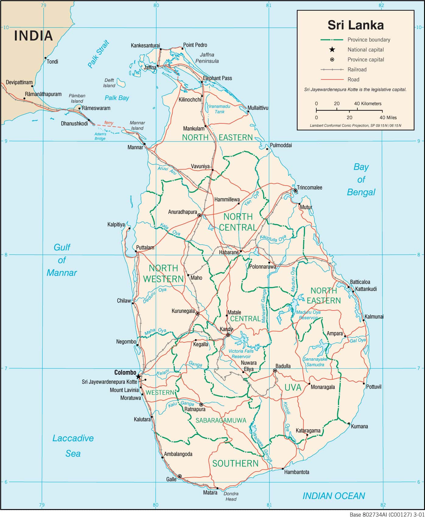 [Update] Bản đồ hành chính đất nước Sri Lanka (Sri Lanka Map) phóng to năm 2022 18