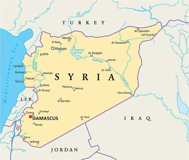 [Update] Bản đồ hành chính đất nước Ả Rập Syria (Syria Map) phóng to năm 2022 18