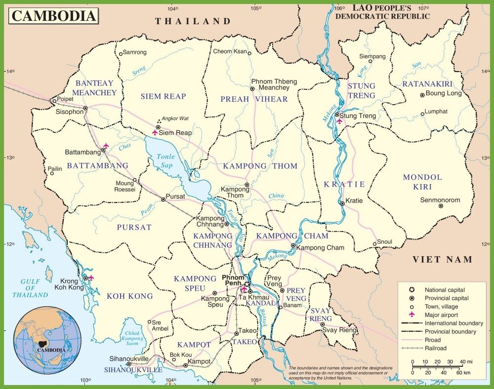 [Update] Bản đồ Campuchia (Cam-pu-chia) khổ lớn phóng to năm 2022 7