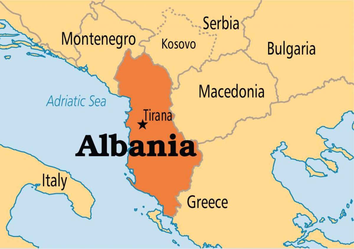 [Update] Bản đồ hành chính đất nước Cộng hòa Albania khổ lớn năm 2022 8