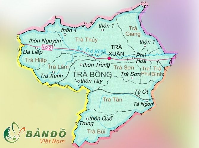 [Update] Bản đồ hành chính tỉnh Quảng Ngãi Khổ Lớn năm [hienthinam] 16