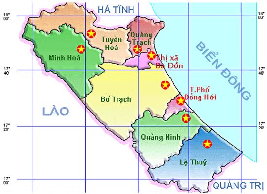 [Update] Bản đồ hành chính tỉnh Quảng Bình Khổ Lớn năm [hienthinam] 32