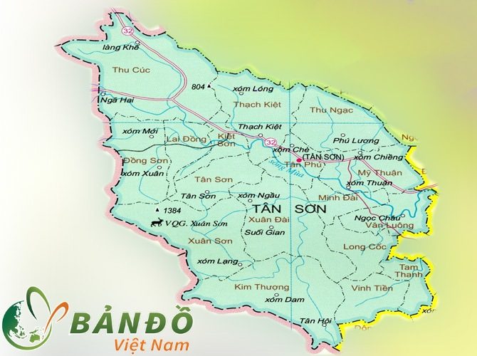 [Update] Bản đồ hành chính tỉnh Phú Thọ khổ lớn năm [hienthinam] 13
