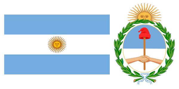 Quốc kỳ của đất nước Argentina