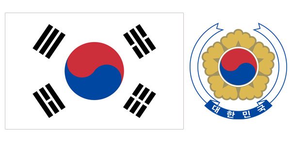 Quốc kỳ của đất nước Hàn Quốc
