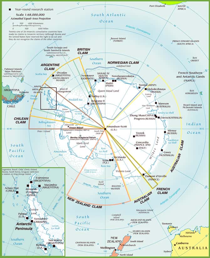 [Update] Bản đồ các nước Châu Nam Cực (Antarctica Map) phóng to năm 2022 14