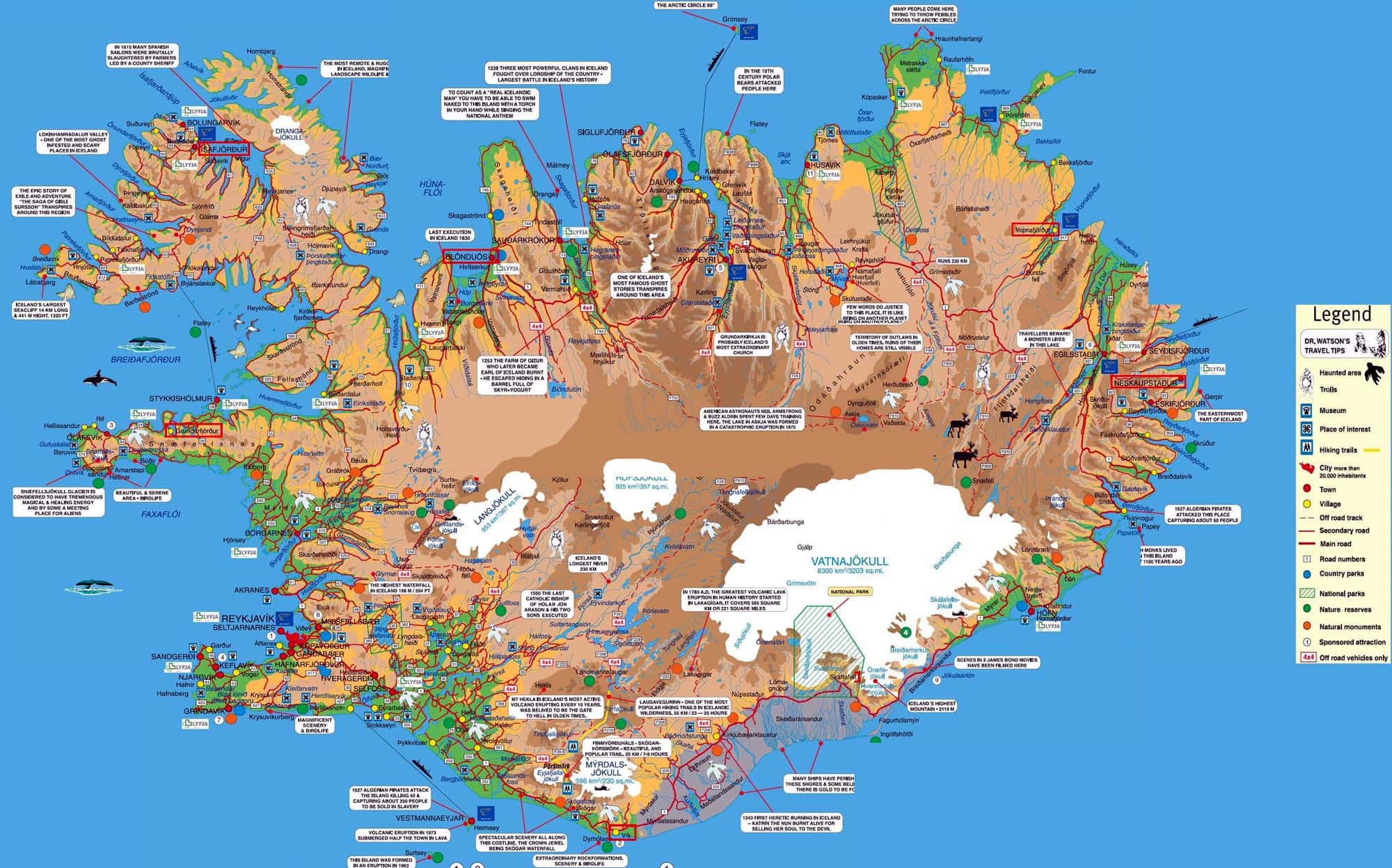 [Update] Bản đồ hành chính đất nước Iceland (Iceland Map) phóng to năm 2022 24