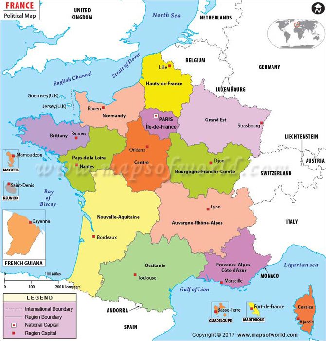 [Update] Bản đồ nước Pháp (France) khổ lớn phóng to năm 2022 7