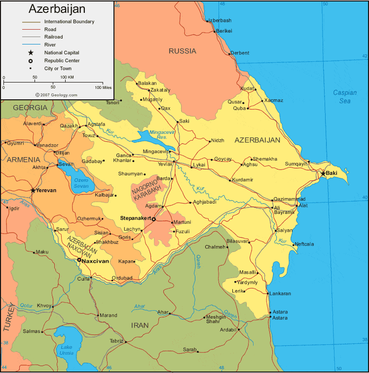 [Update] Bản đồ hành chính đất nước Azerbaijan (Azerbaijan Map) phóng to năm 2022 15