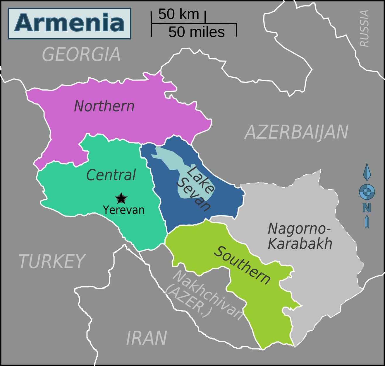 [Update] Bản đồ hành chính đất nước Armeni (Republic of Armenia Map) phóng to năm 2022 22