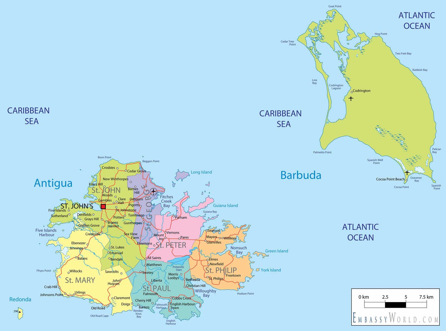 [Update] Bản đồ nước Antigua và Barbuda (Antigua and Barbuda Map) năm 2022 19