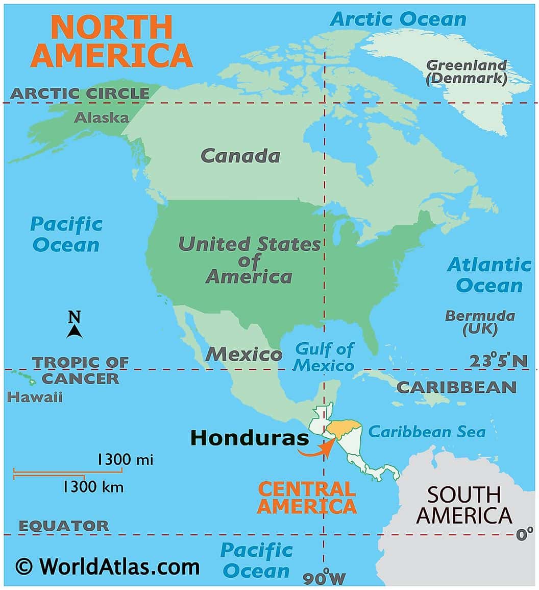 [Update] Bản đồ hành chính đất nước Honduras (Honduras Map) phóng to năm 2022 23