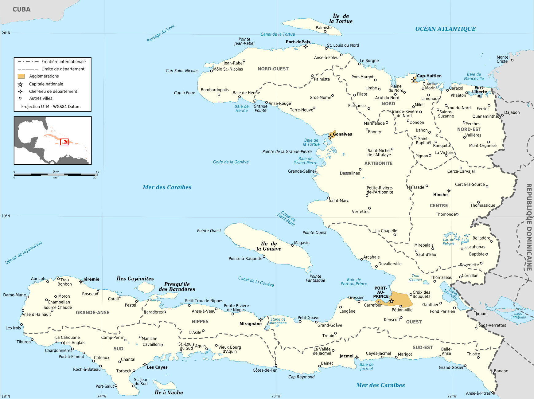[Update] Bản đồ hành chính đất nước Haiti (Haiti Map) phóng to năm 2022 26