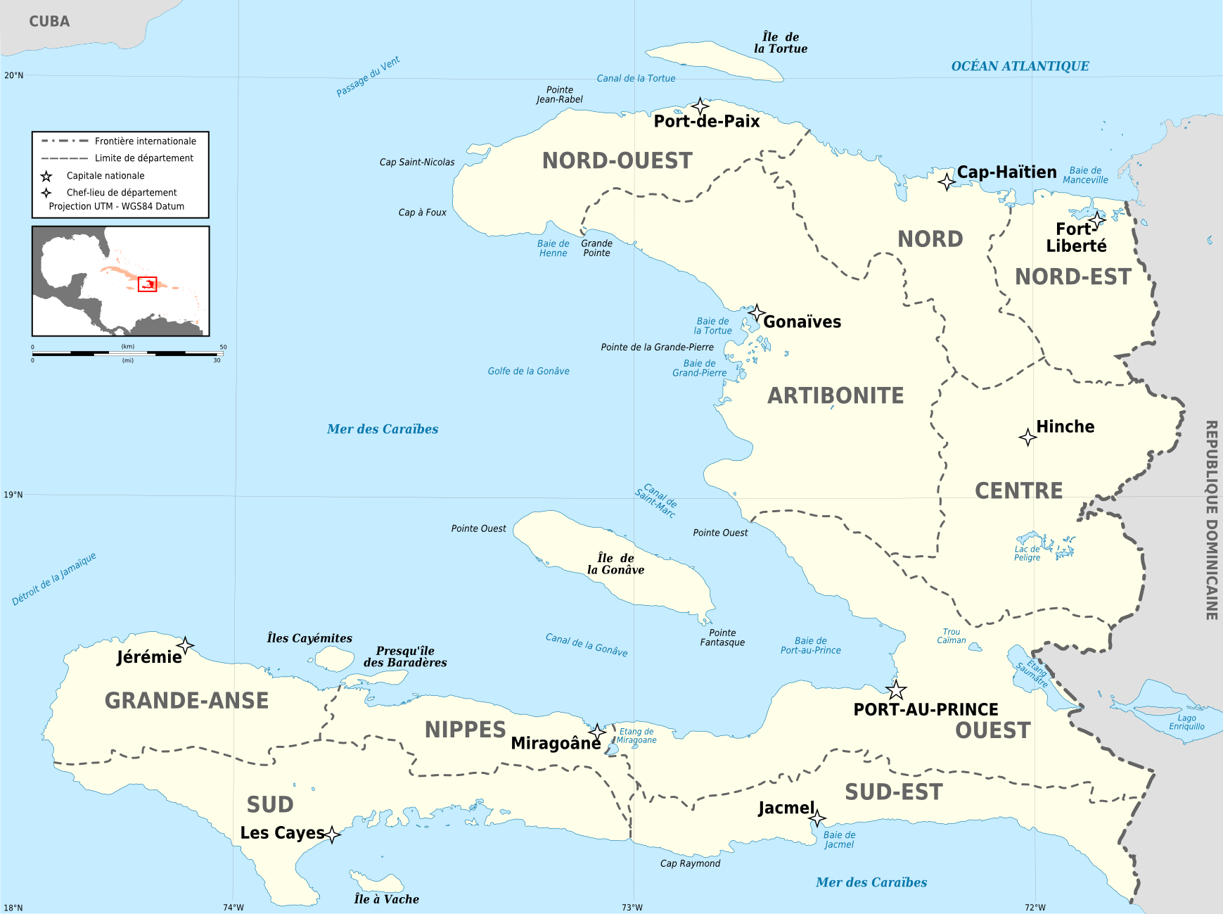 [Update] Bản đồ hành chính đất nước Haiti (Haiti Map) phóng to năm 2022 27