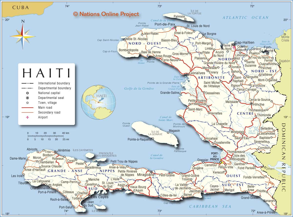 [Update] Bản đồ hành chính đất nước Haiti (Haiti Map) phóng to năm 2022 28