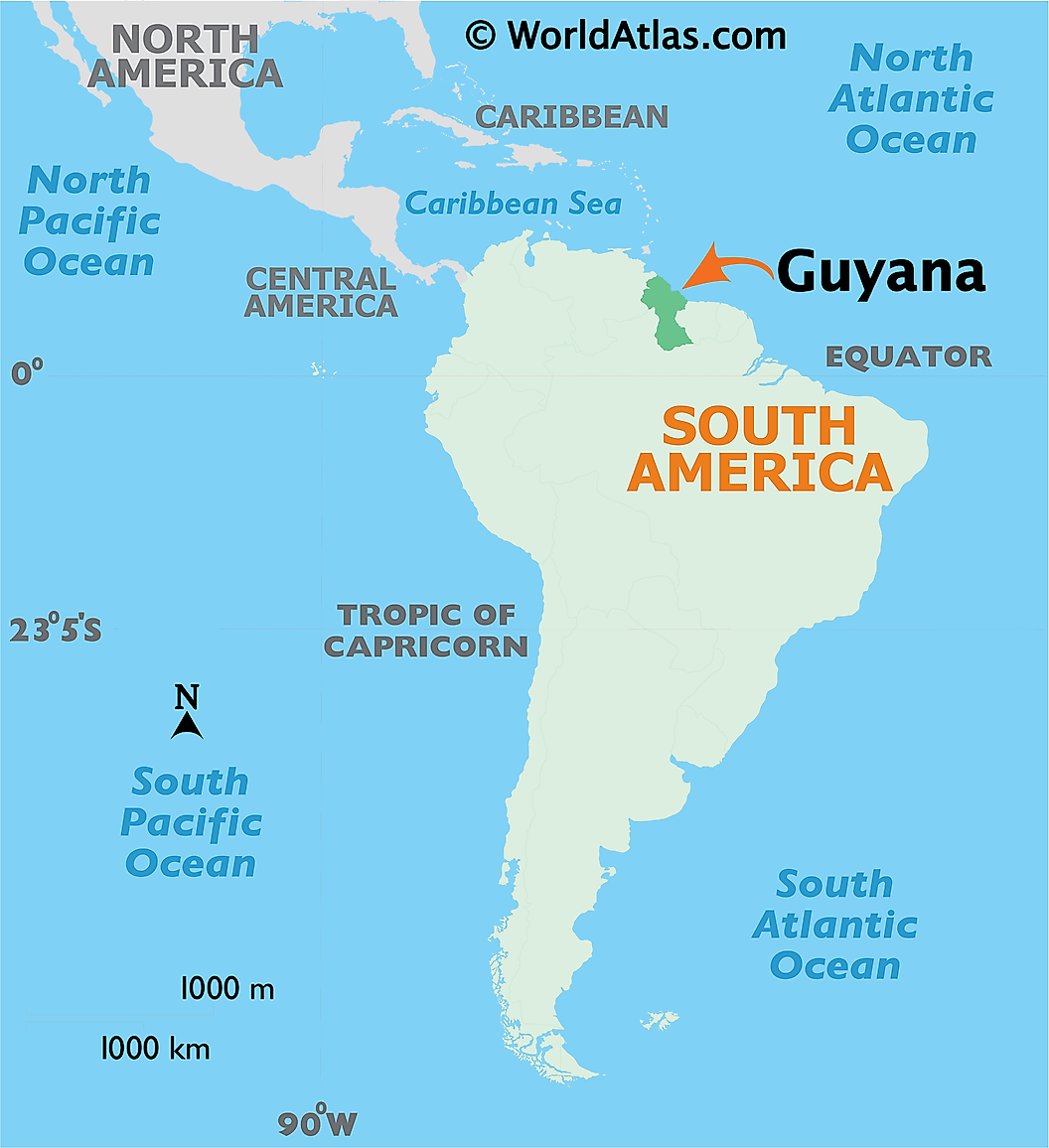 [Update] Bản đồ hành chính đất nước Guyana (Guyana Map) phóng to năm 2022 14