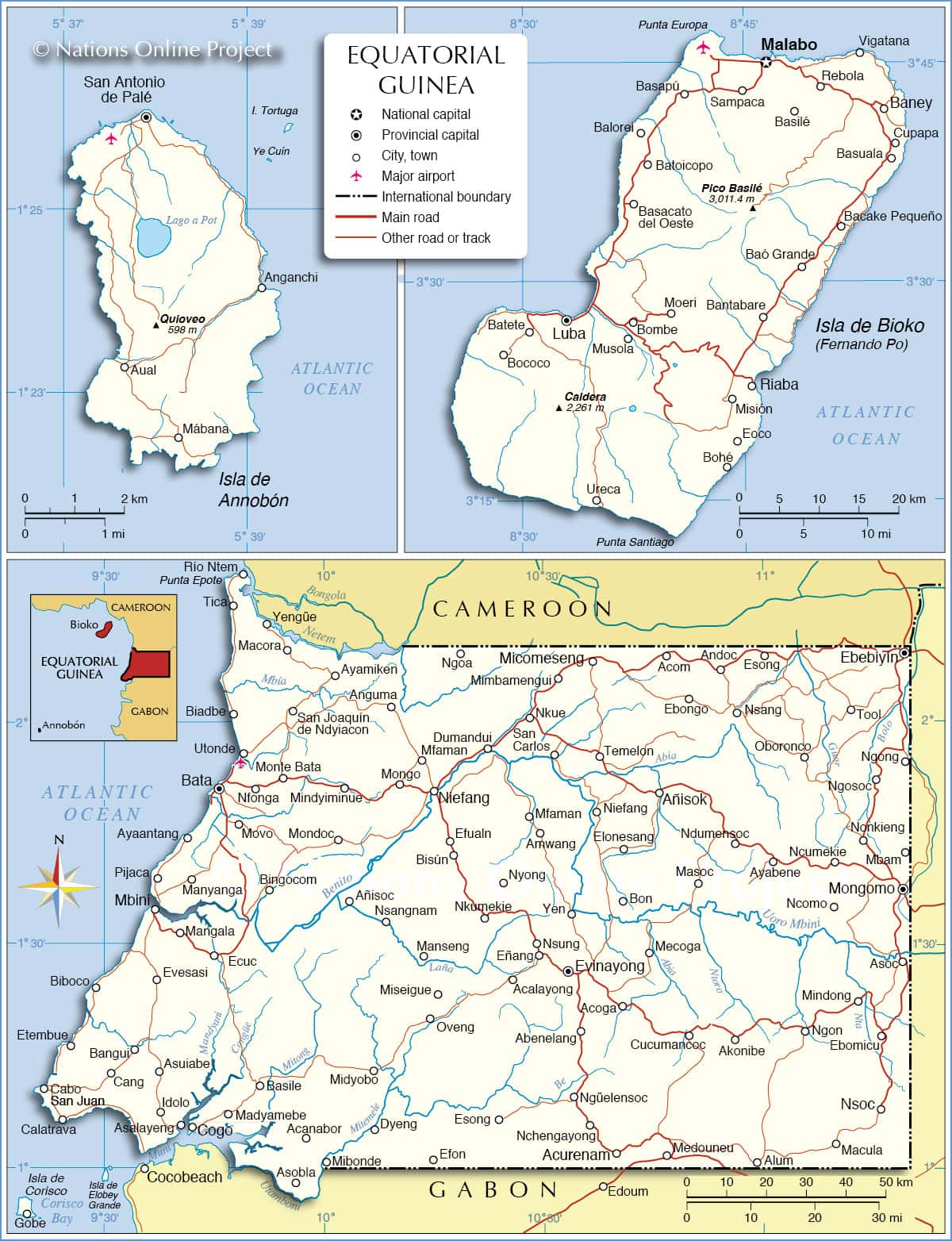 [Update] Bản đồ hành chính đất nước Guinea Xích Đạo (Guinea Map) phóng to năm 2022 20