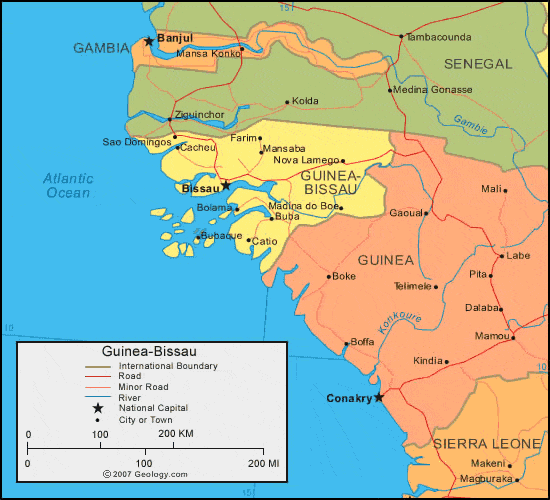 [Update] Bản đồ đất nước Guiné-Bissau (Guinea-Bissau Map) phóng to năm 2022 17