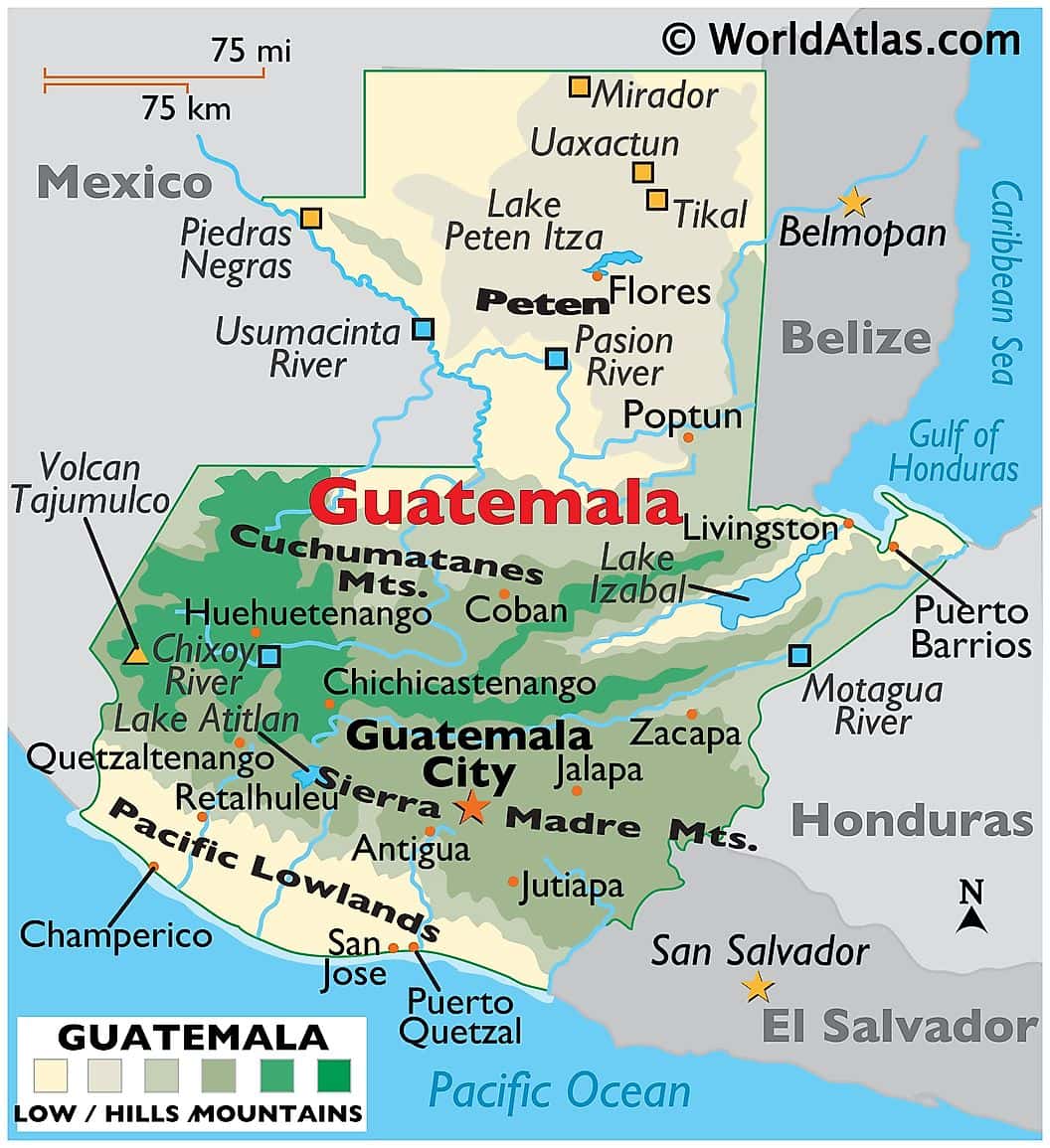 [Update] Bản đồ hành chính đất nước Guatemala (Guatemala Map) phóng to năm 2022 19